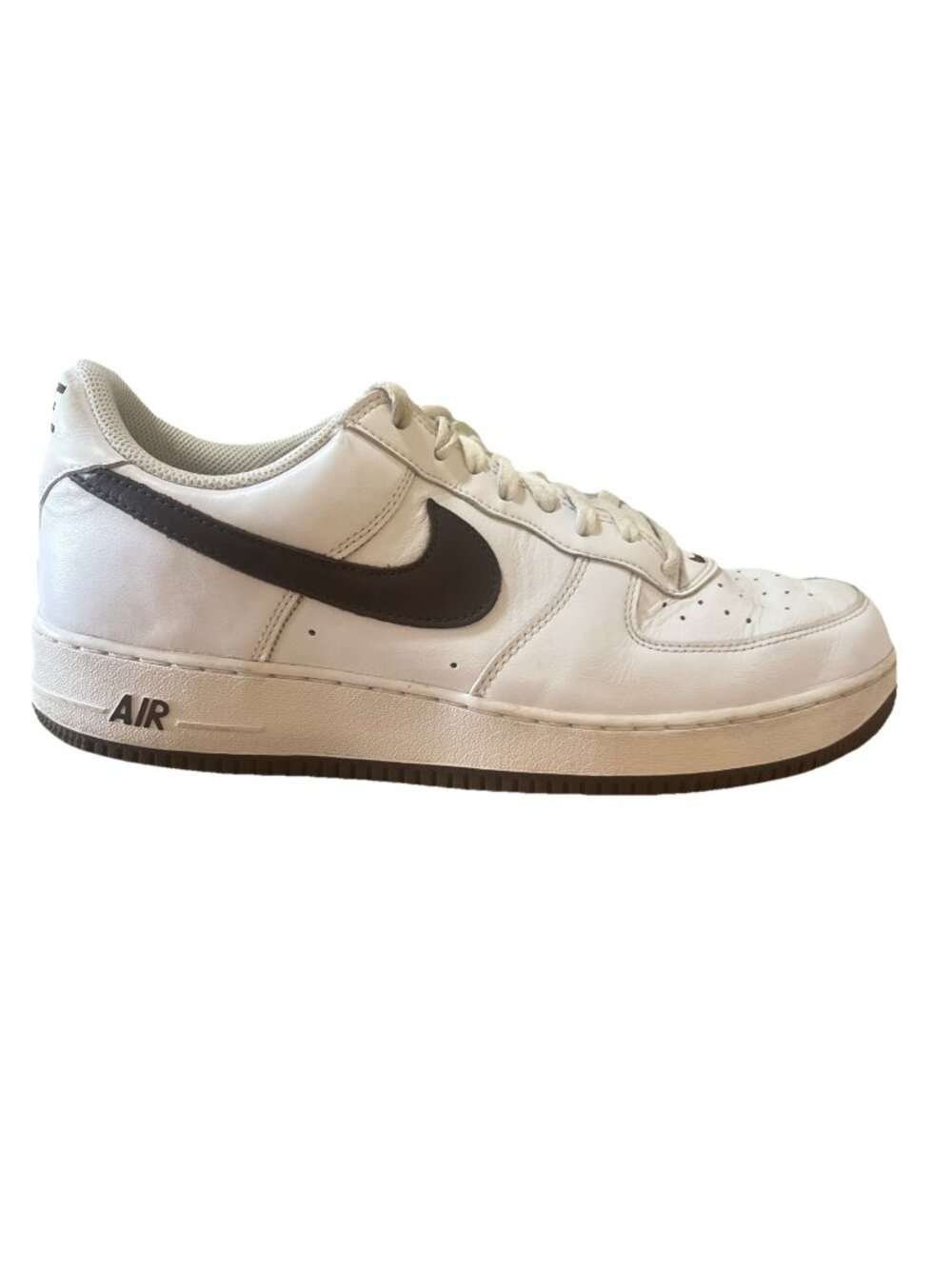 NIKE AIR FORCE 1 LOW RETRO MEN'S WHITE / CHOCOLATE DM0576 100 Sz 13